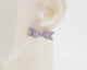 Italian Leather Bow #A005 Earrings