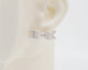 Italian Leather Bow #A007 Earrings