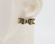 Italian Leather Bow #A008 Earrings
