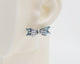 Italian Leather Bow #A011 Earrings