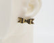 Italian Leather Bow #A028 Earrings