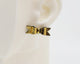 Italian Leather Bow #A029 Earrings