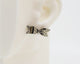 Italian Leather Bow #A034 Earrings