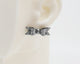 Italian Leather Bow #A041 Earrings
