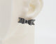 Italian Leather Bow #A044 Earrings