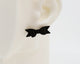Italian Leather Bow #A046 Earrings