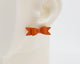Italian Leather Bow #A056 Earrings