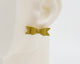 Italian Leather Bow #A059 Earrings