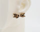 Italian Leather Bow #A062 Earrings