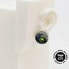 Wool & Fiber Asymmetrical Earrings #A002