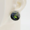 Wool & Fiber Asymmetrical Earrings #A002