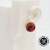 Wool & Fiber Asymmetrical Earrings #A004