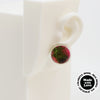Wool & Fiber Asymmetrical Earrings #A004