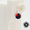 Wool & Fiber Asymmetrical Earrings #A005