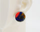 Wool & Fiber Asymmetrical Earrings #A005
