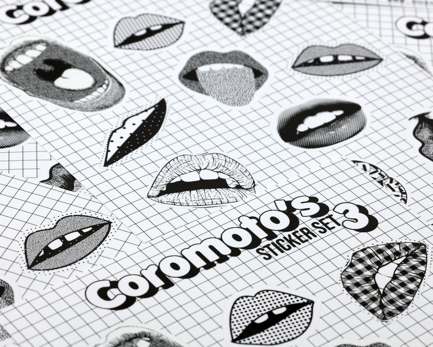 Coromoto's Glossy Sticker Set 3