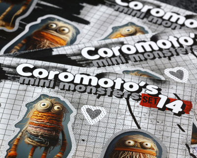 Coromoto's Mini Monster Factory Stickers Set #014