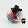 Wool & Mix Fiber Pin Brooch #008