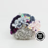 Wool & Mix Fiber Pin Brooch #009