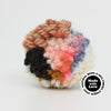 Wool & Mix Fiber Pin Brooch #014