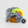 Wool & Mix Fiber Pin Brooch #016