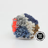 Wool & Mix Fiber Pin Brooch #020