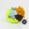Wool & Mix Fiber Pin Brooch #021