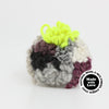 Wool & Mix Fiber Pin Brooch #025