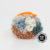 Wool & Mix Fiber Pin Brooch #028