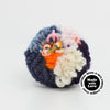Wool & Mix Fiber Pin Brooch #029